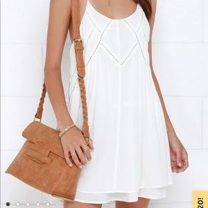 Lulus white dress